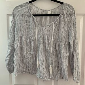 Bohemian Long Sleeve Top